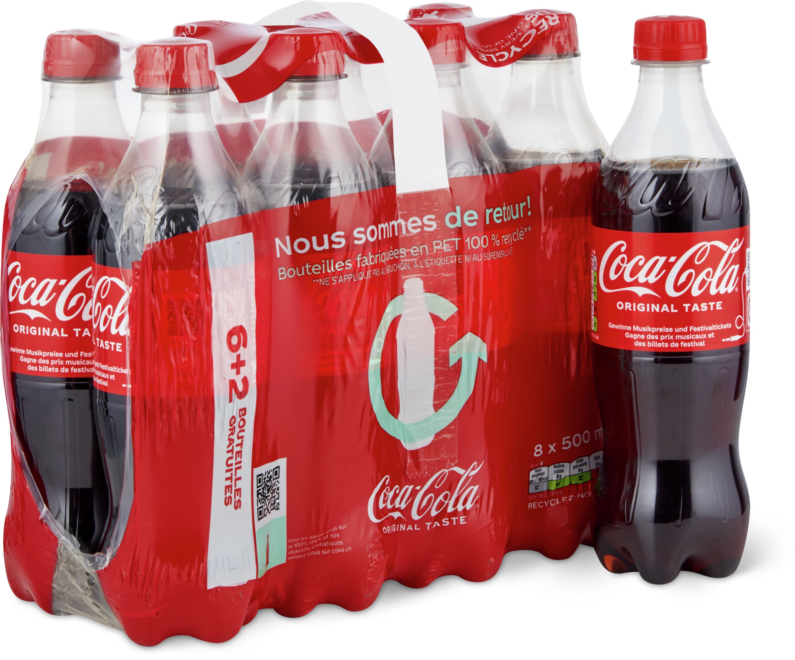 Coca-Cola Classic 8x500ml